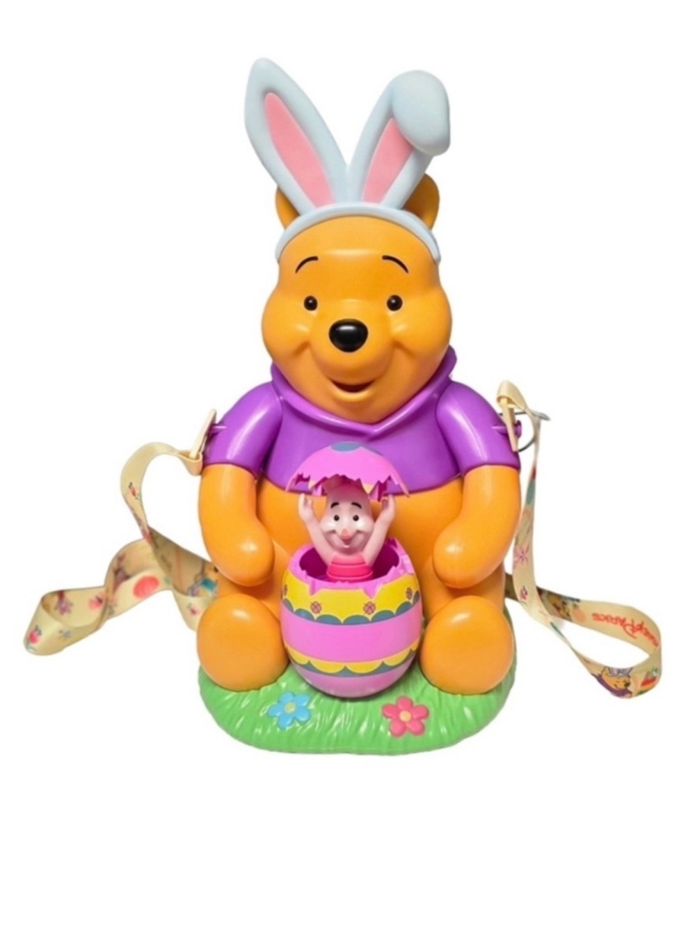 Winnie-Themed Easter Bunny popcorn buckets with Pink & Purple Accents